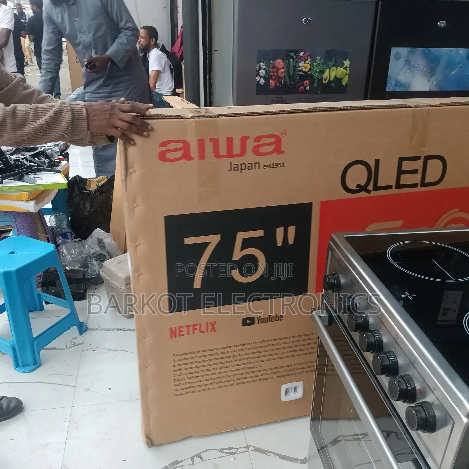Alwa Smart Qled Tv 75 Inch Andraid Framless 2025 Model Japan Tecno