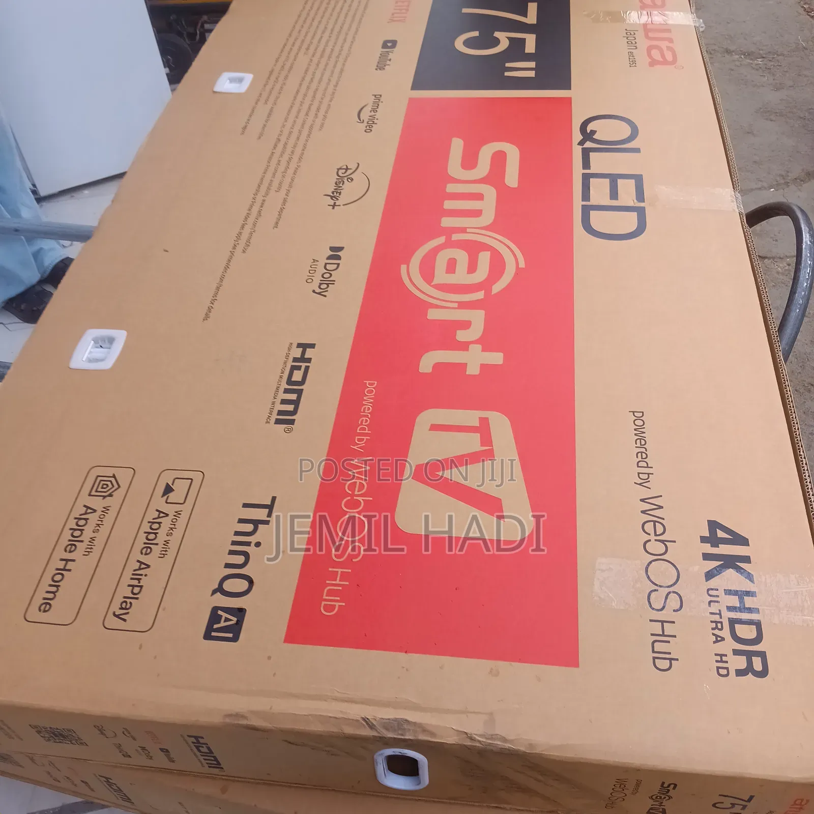 Alwa Smart Qled Tv 75 Inch Andraid Framless 2025 Model Japan Tecno