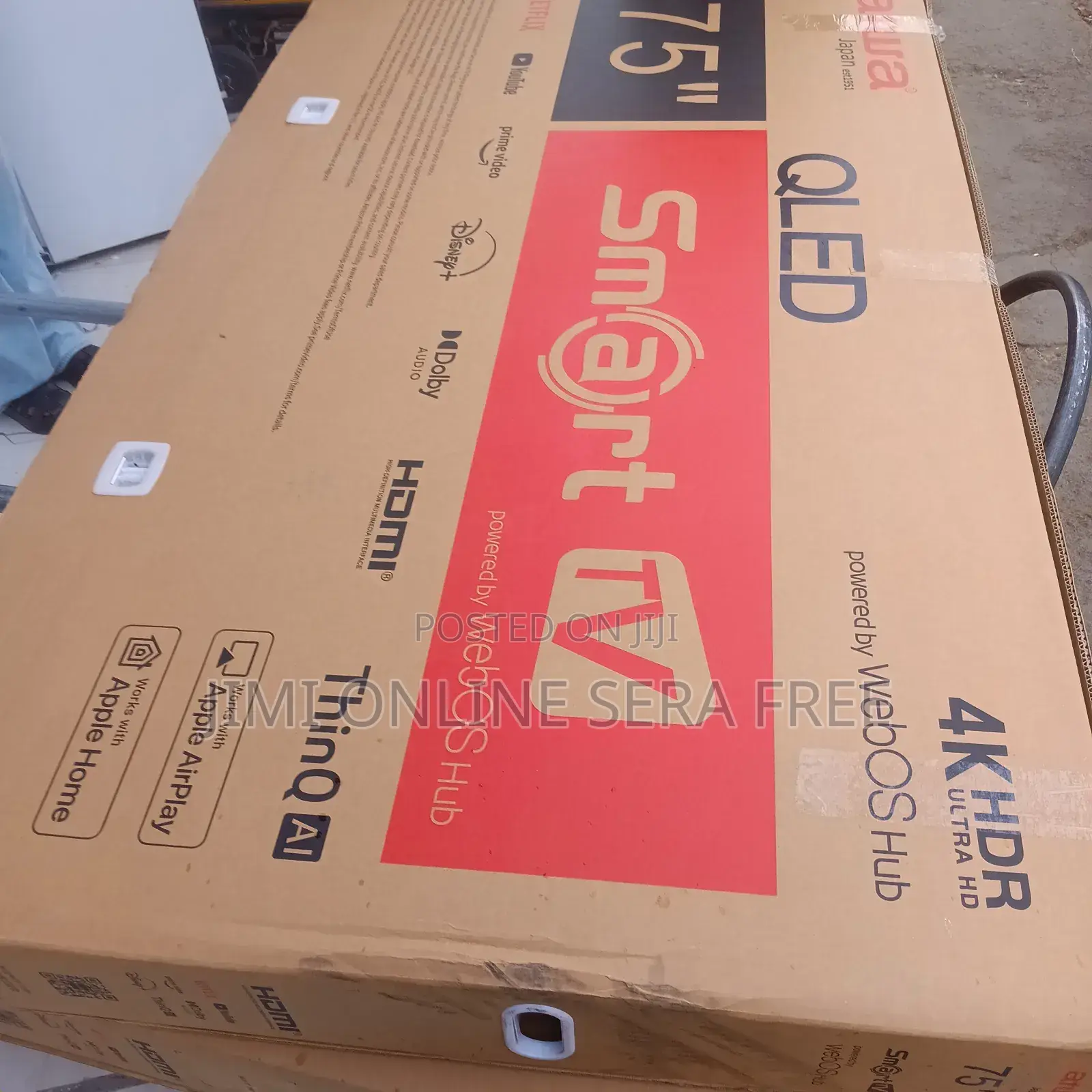 Alwa Smart Qled Tv 75 Inch Andraid Framless 2025 Model Japan Tecno