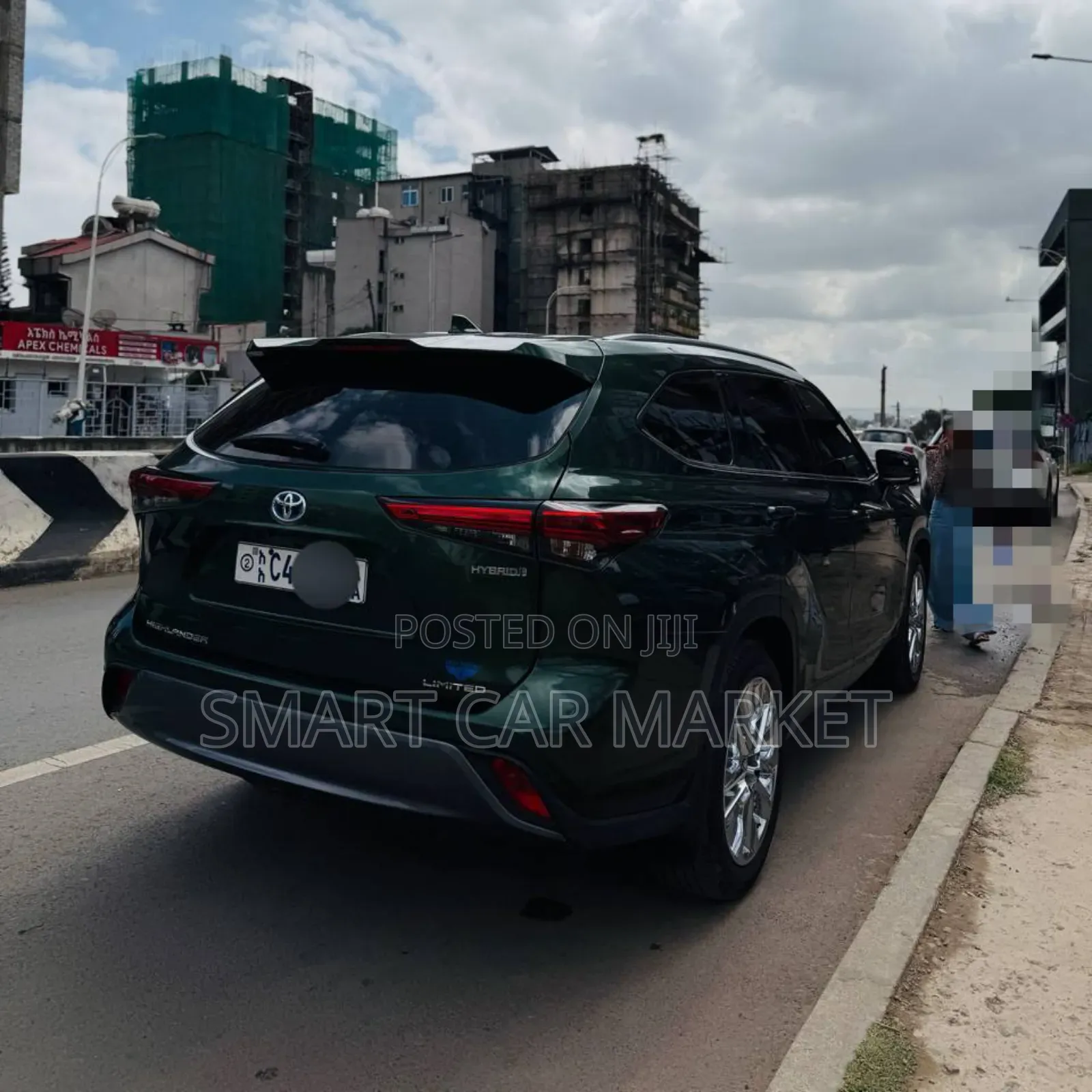 Toyota Highlander Hybrid 2022 Green