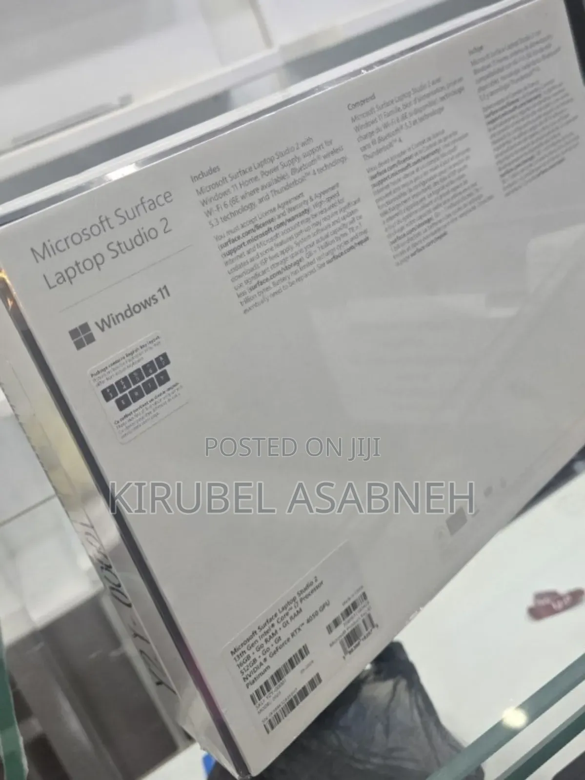 New Microsoft Surface Laptop Studio 2 16GB Intel Core I7 SSD 512GB