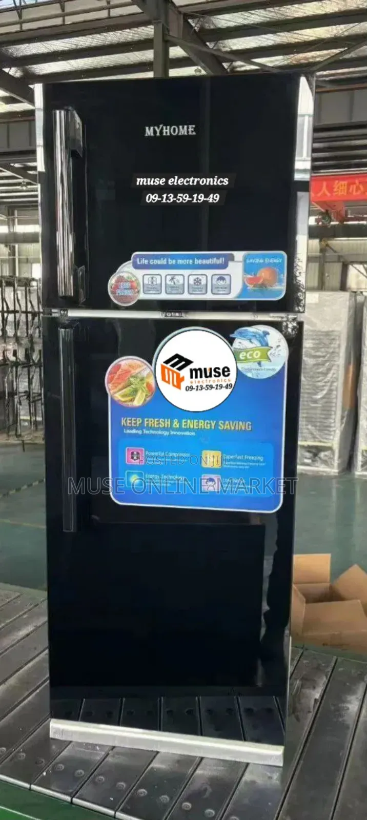 Myhome 360 Model Glass Door Refrigerator