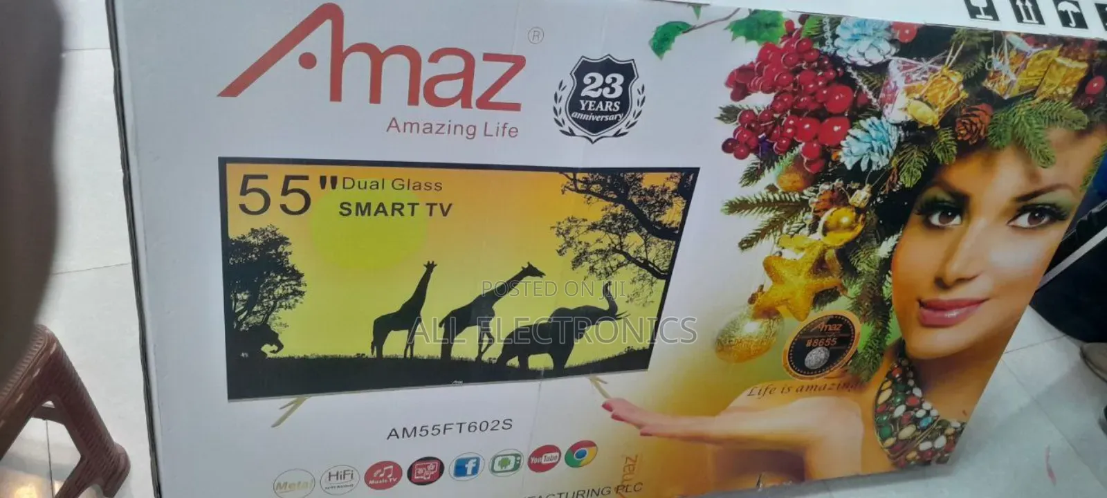 Amaz 55 Inch Orginal Tv