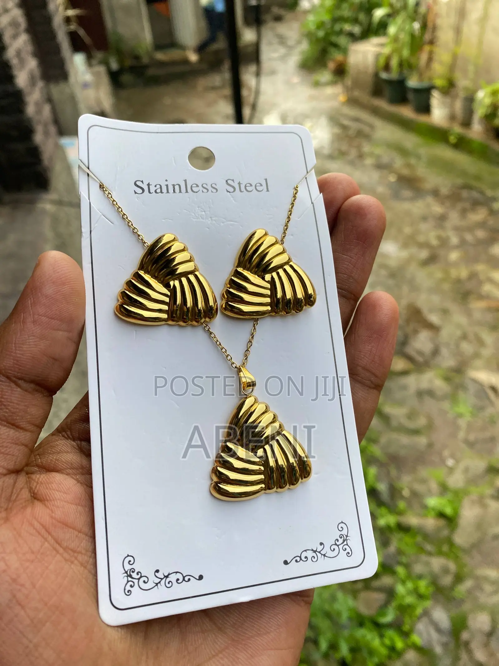 Stainless Steel Jewelry Set – Earrings, Necklaces Sets