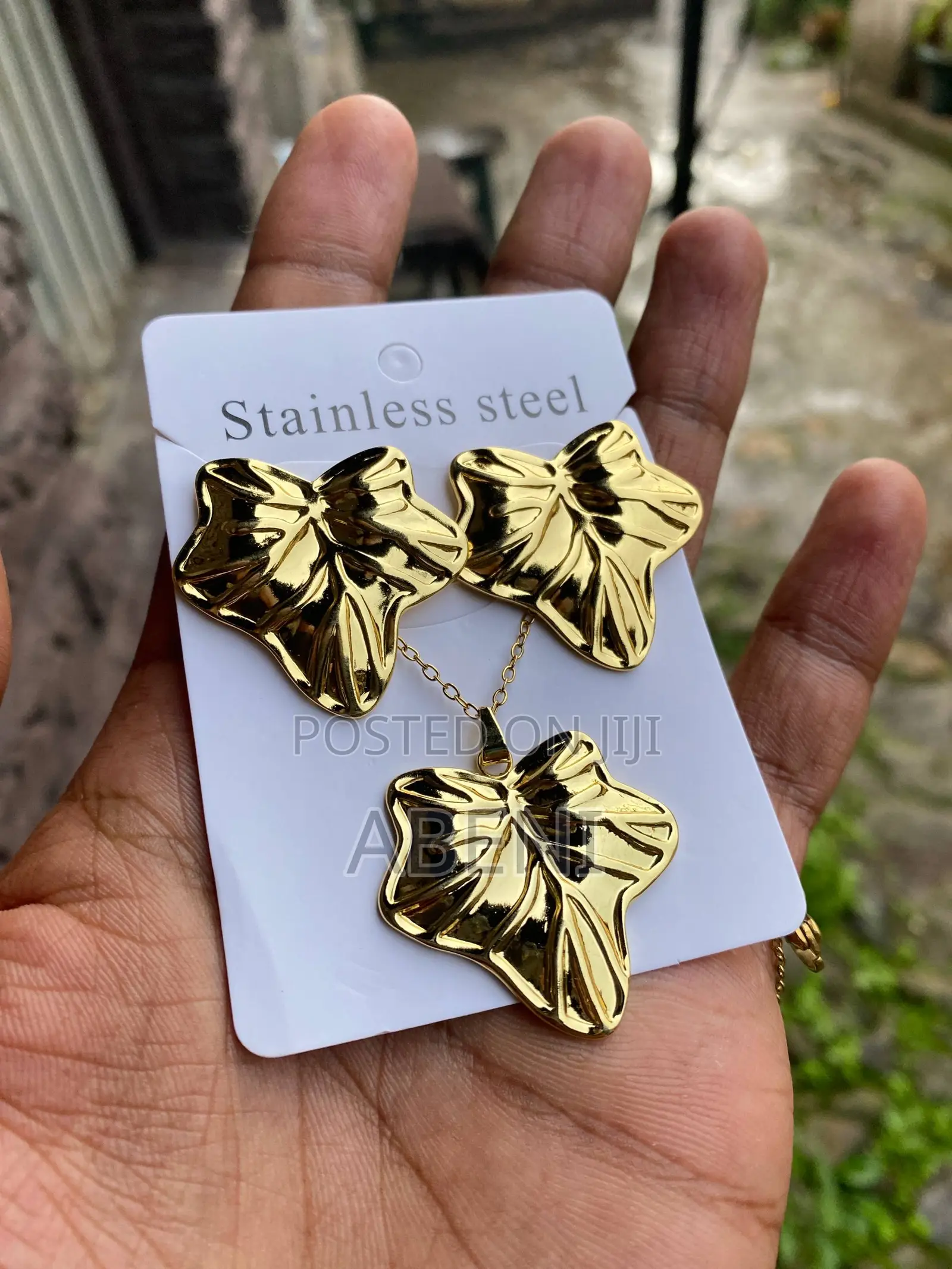 Stainless Steel Jewelry Set – Earrings, Necklaces Sets