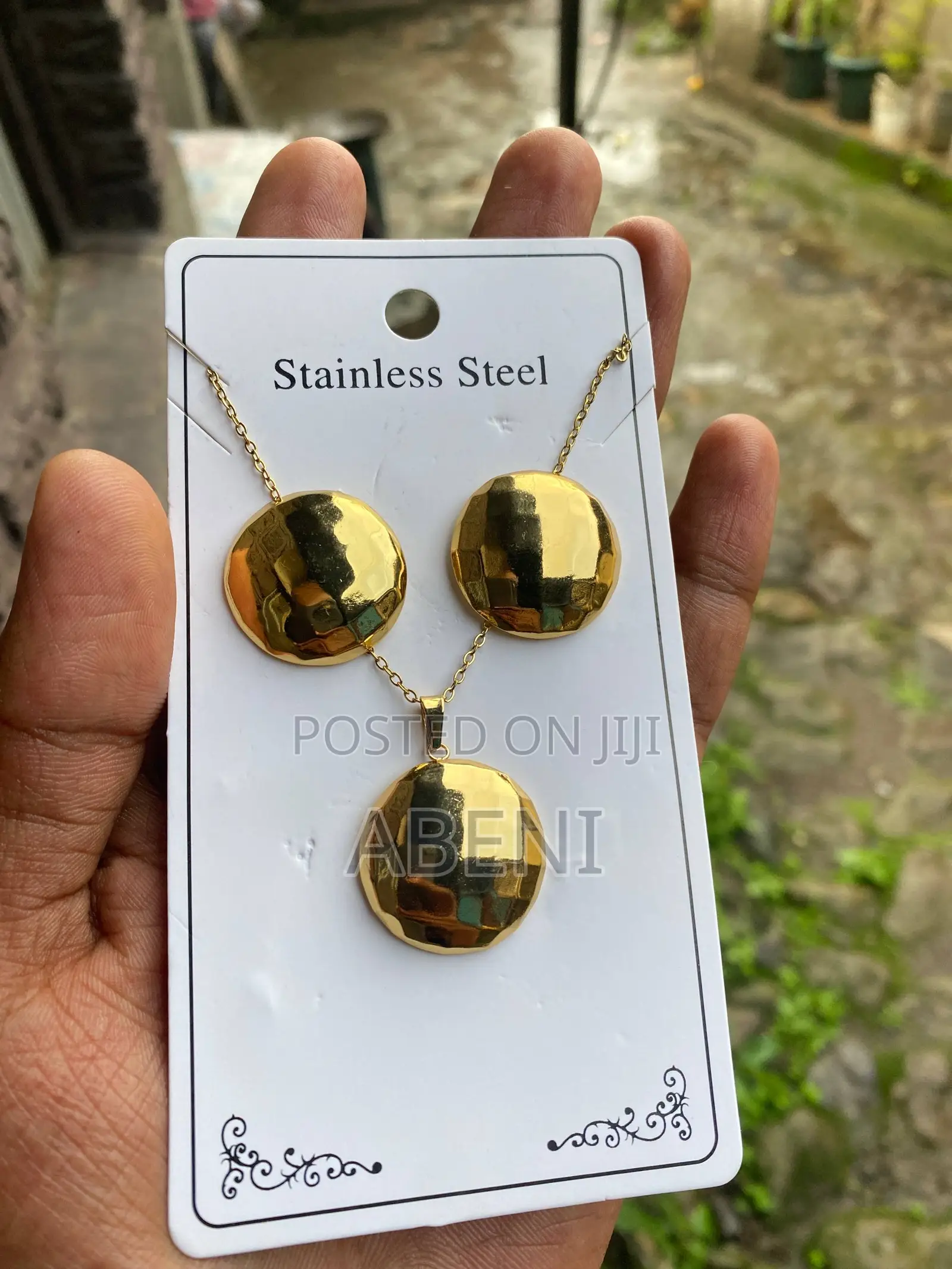 Stainless Steel Jewelry Set – Earrings, Necklaces Sets