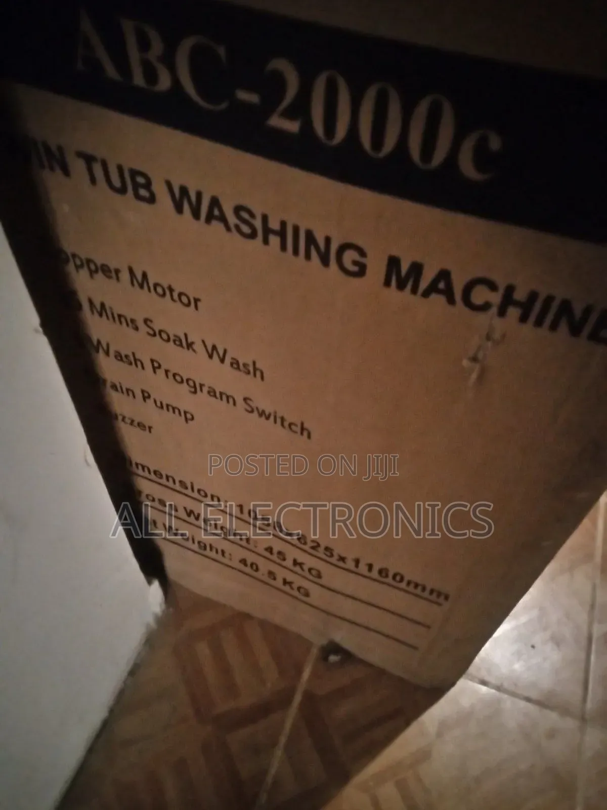 West Washing Machin 20,Kg