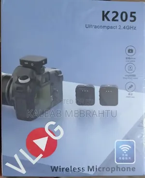 K 205 Wireless Dual Microphone Noise Reduction Type-C +iPhone +Cameras