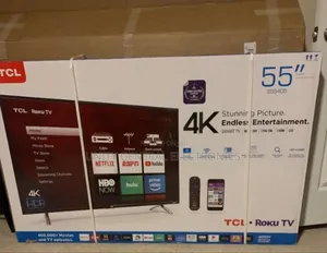Tcl 55" Tv New 2025 5 Years Warranrty Free Delivery