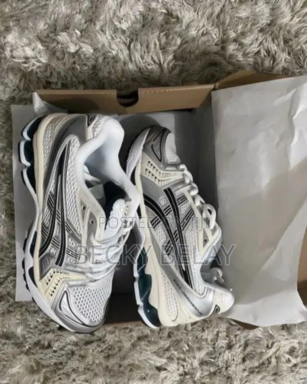 Asics Gel-Nyc White Steel Grey Shoes