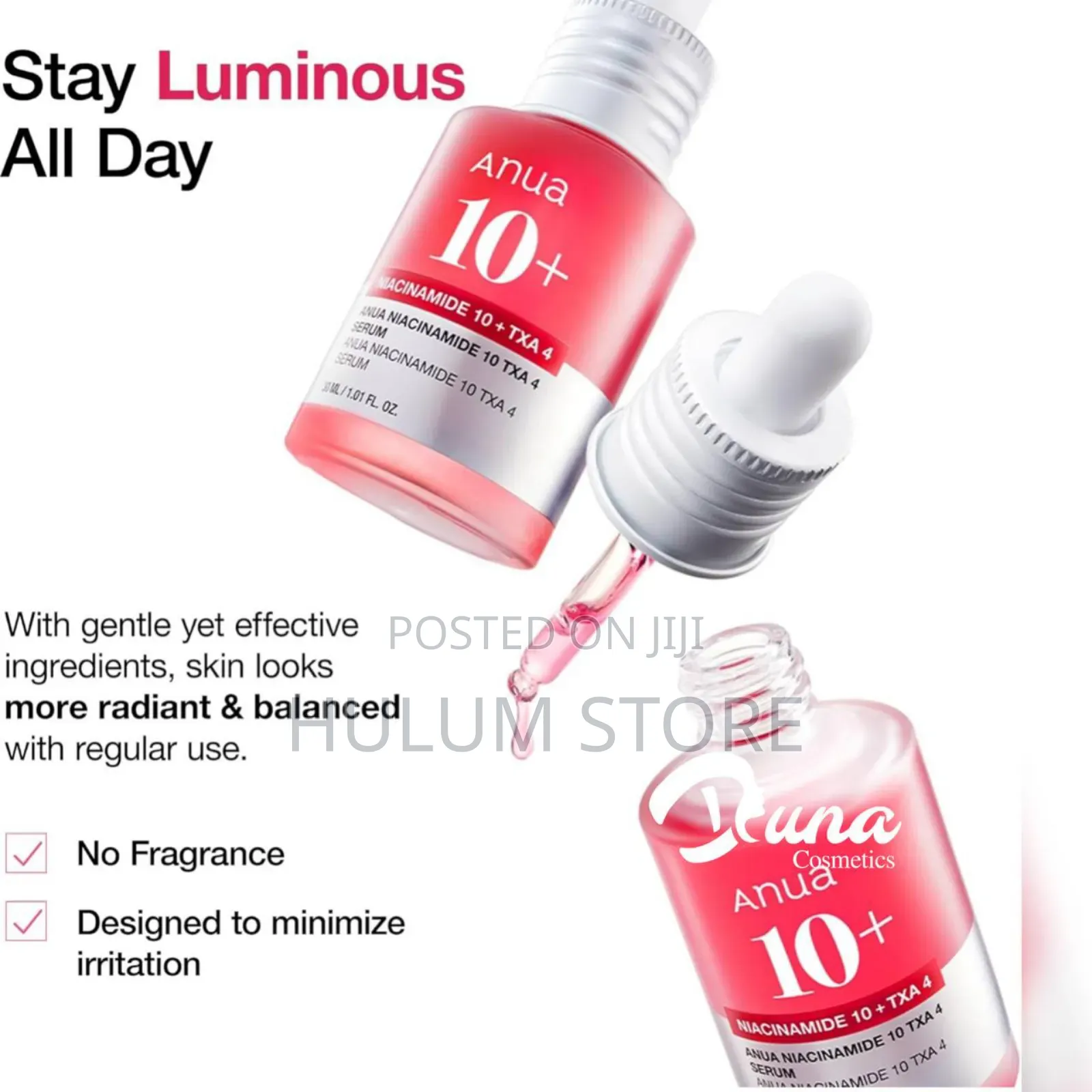 Anua 10% Niacinamide + 4% Tranexamic Acid Serum