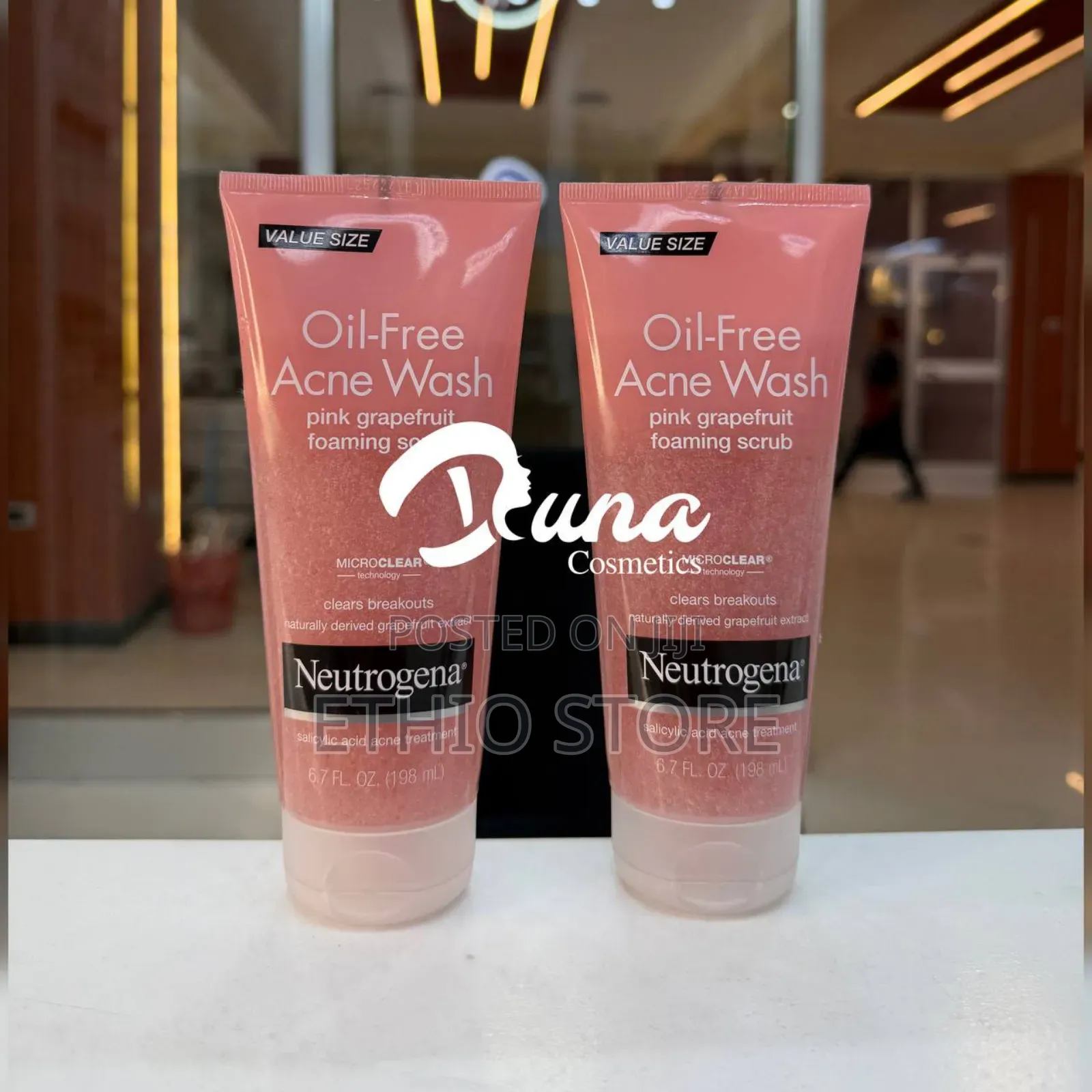 Neutrogena Oil-Free Acne Wash Pink Grapefruit Facial Cleanser