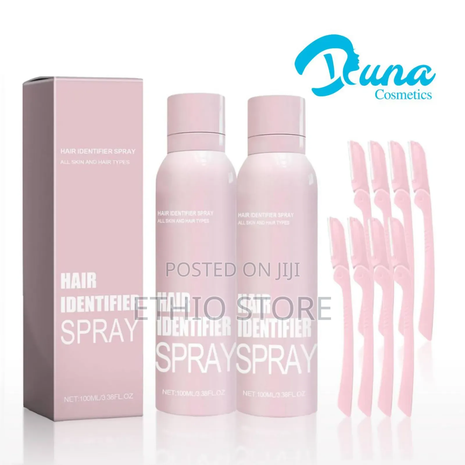 Hair Identifier Spray for Face Shaving, Body Hair