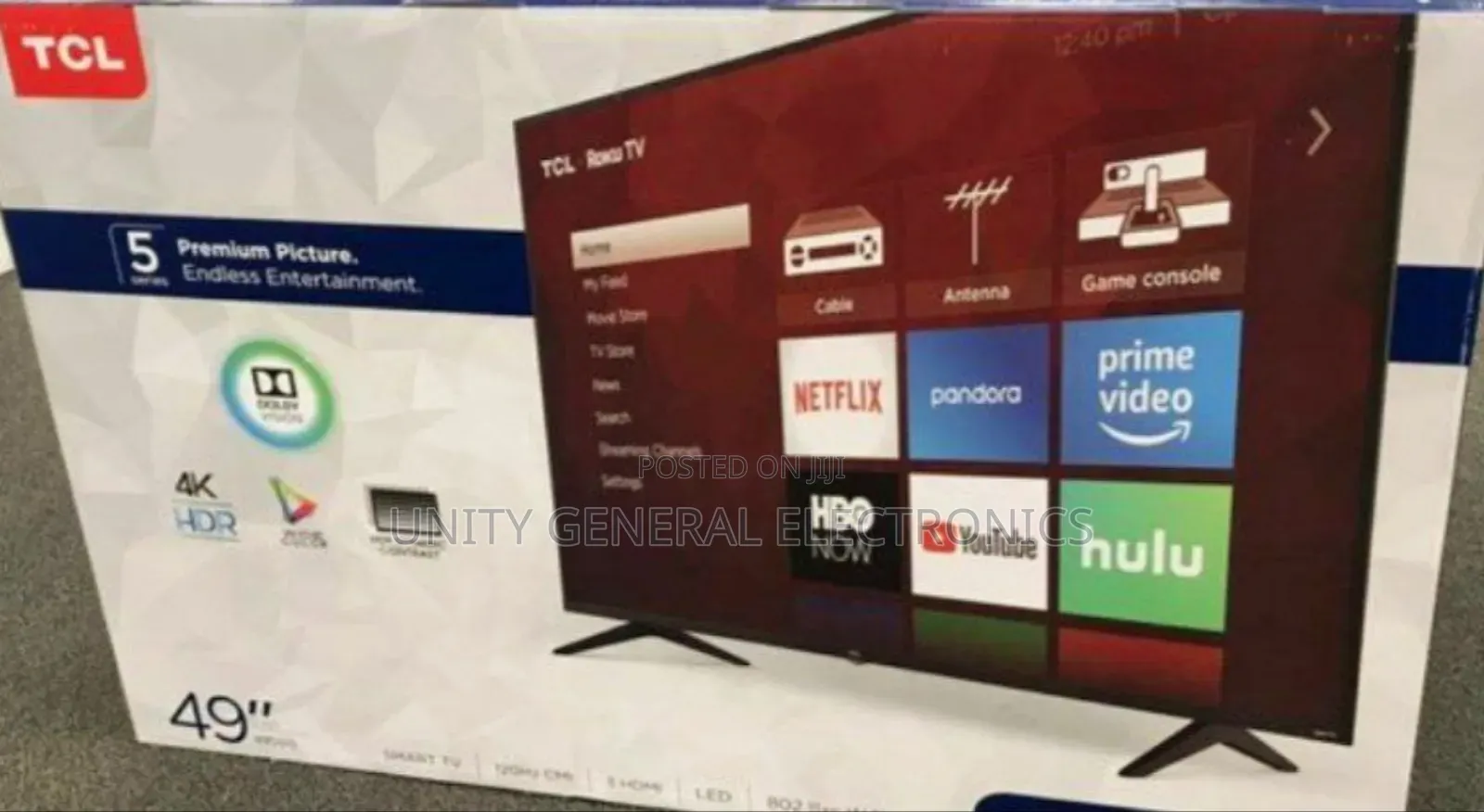 TCL 49" Uhd Smart Android Tv