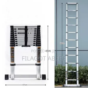 Multi-purpose Stainless Steel Telescopic Ladder