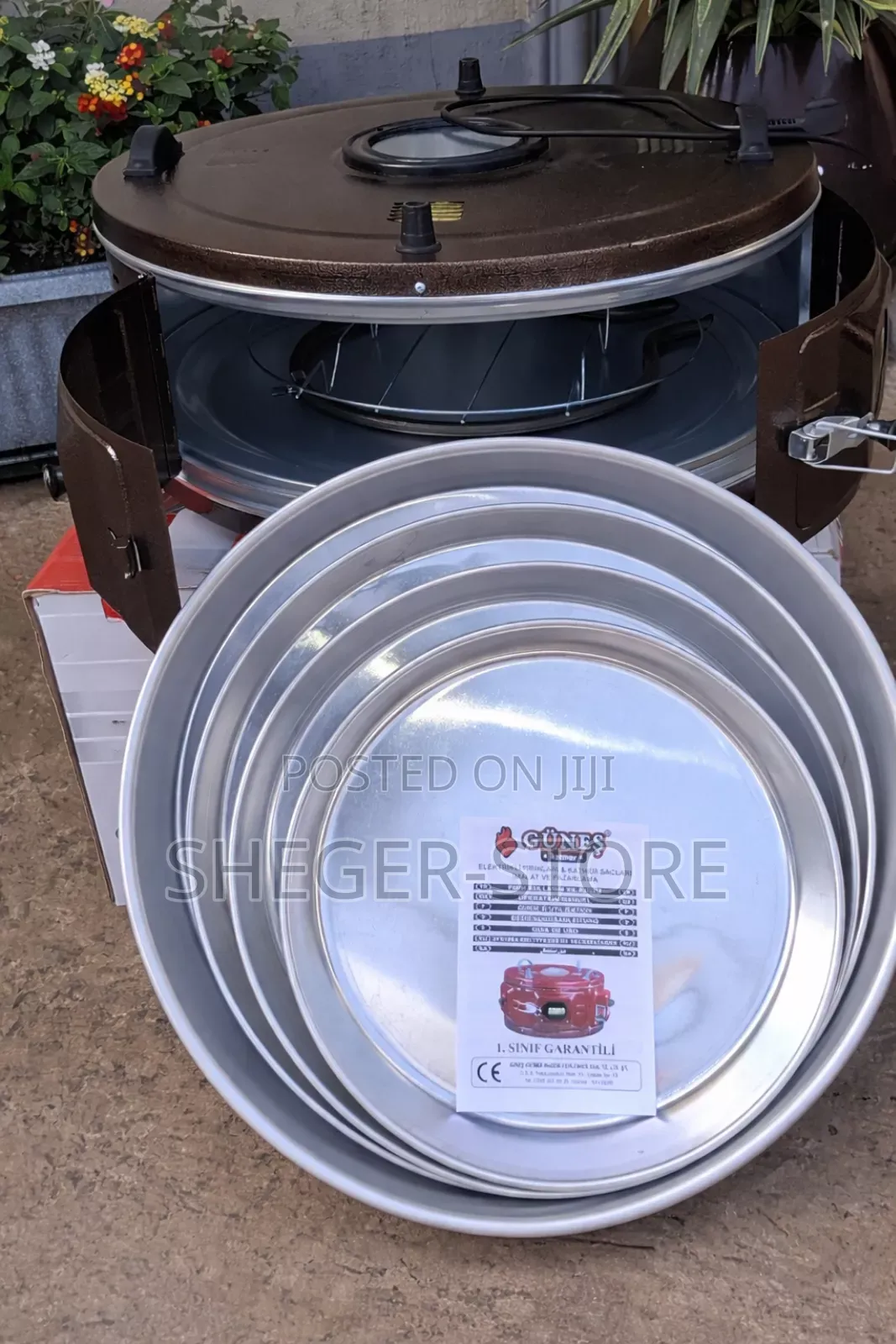 Orginal Turkish Delta Round Oven ( 3 ወፍራም አልሙኒየም ፖትራዎች)Delivery Free