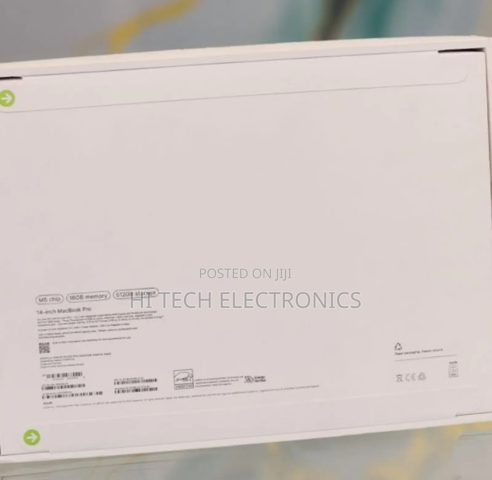 New Laptop Apple Macbook Pro 2025 M5 14-Inch 16GB Apple M5 SSD 512GB