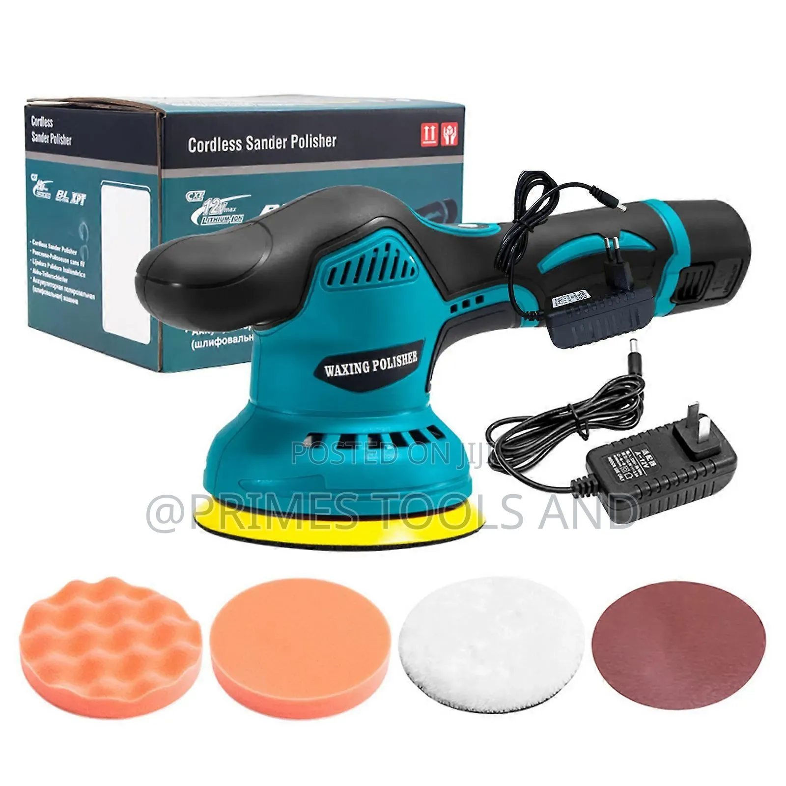 Cordless Waxing & Polishing Machine – Lithium Battery