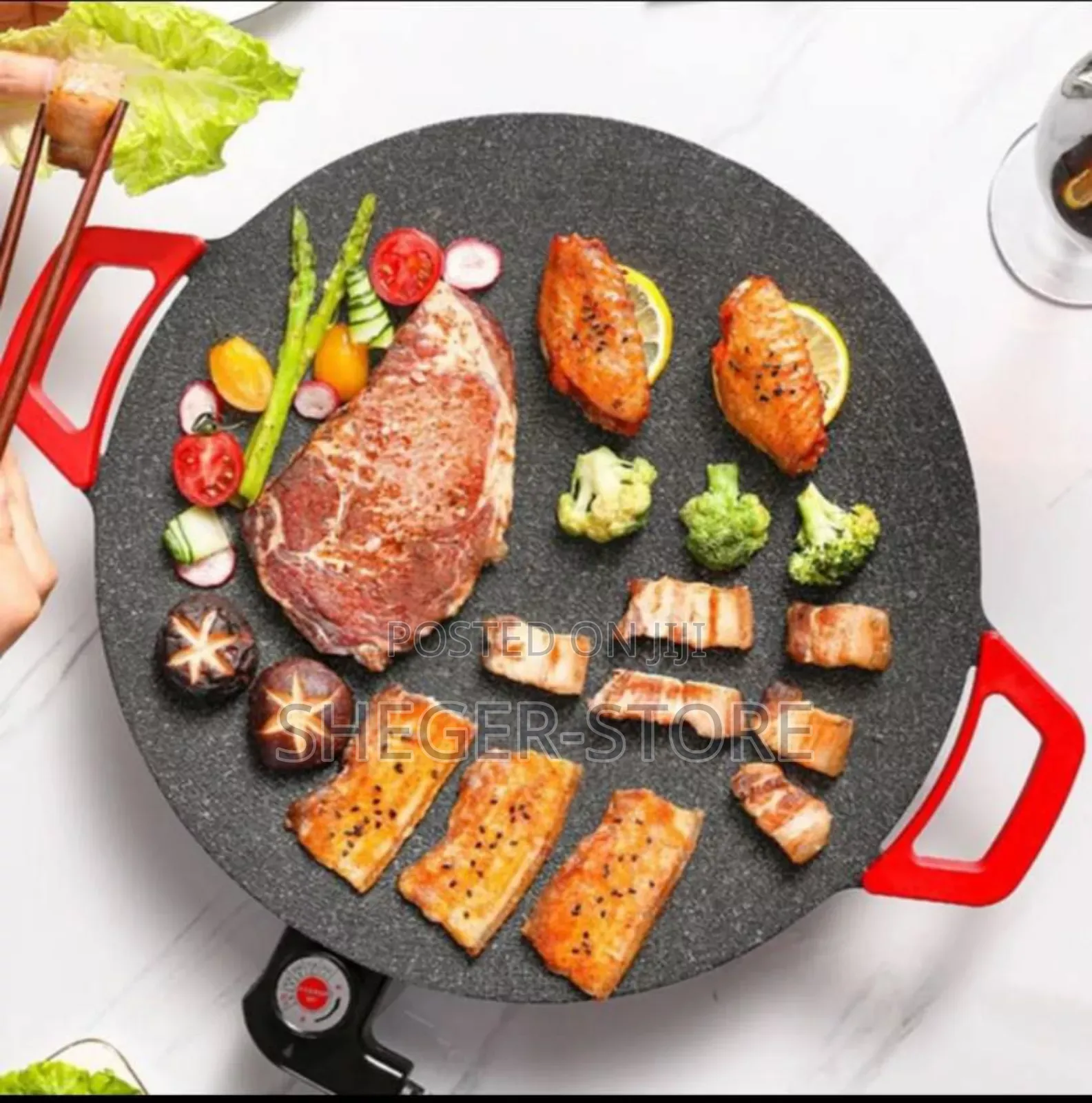 High Quality Multifunctional Electric Plate ( በኤሌትሪክ የሚሰራ ምጣድ)