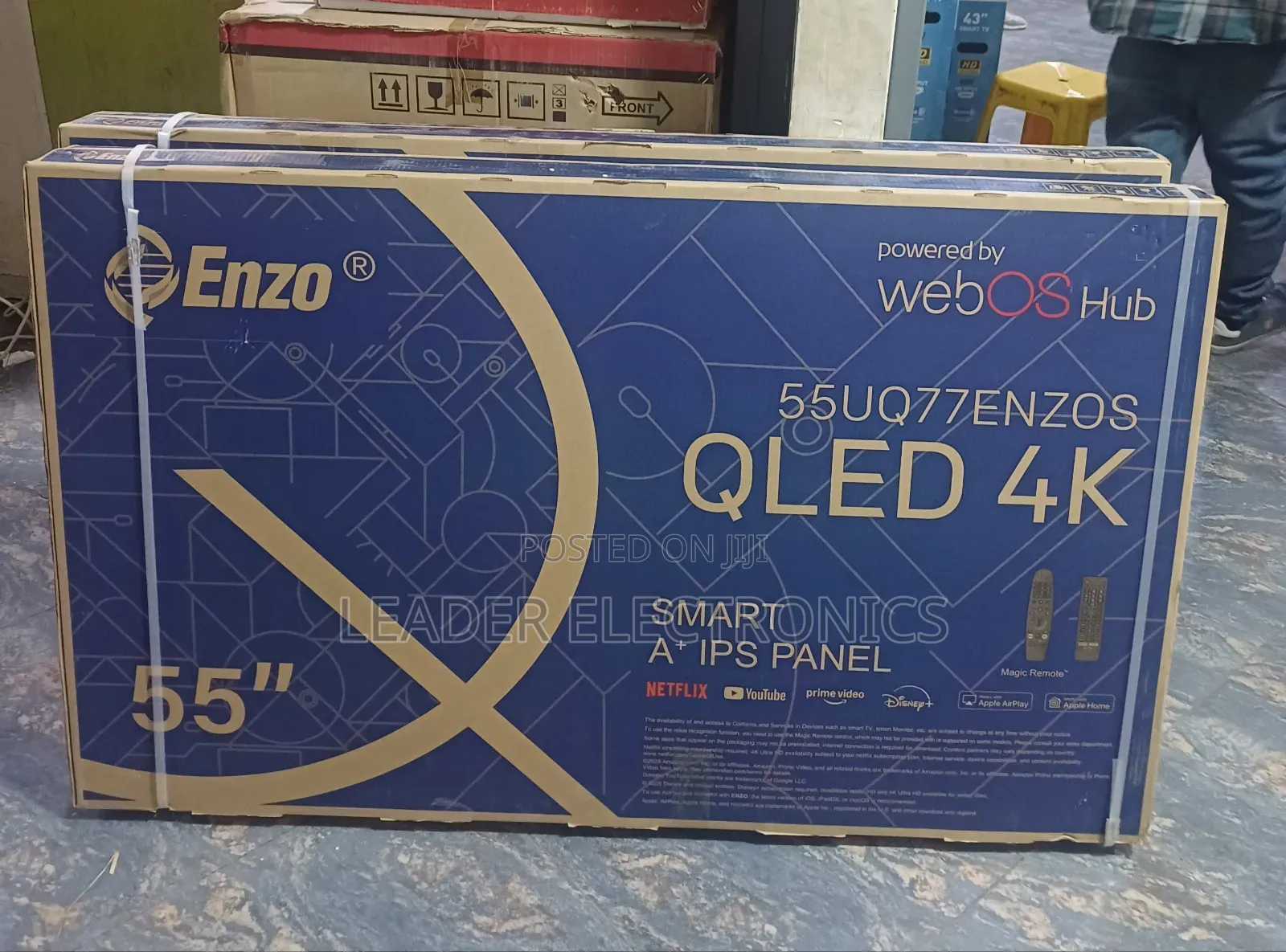 Enzo 55'' Smart Qled Tv – Brilliant Colors, Smart Performance