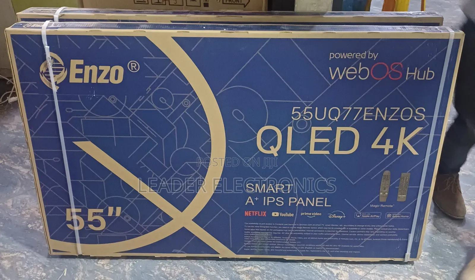 Enzo 55'' Smart Qled Tv – Brilliant Colors, Smart Performance