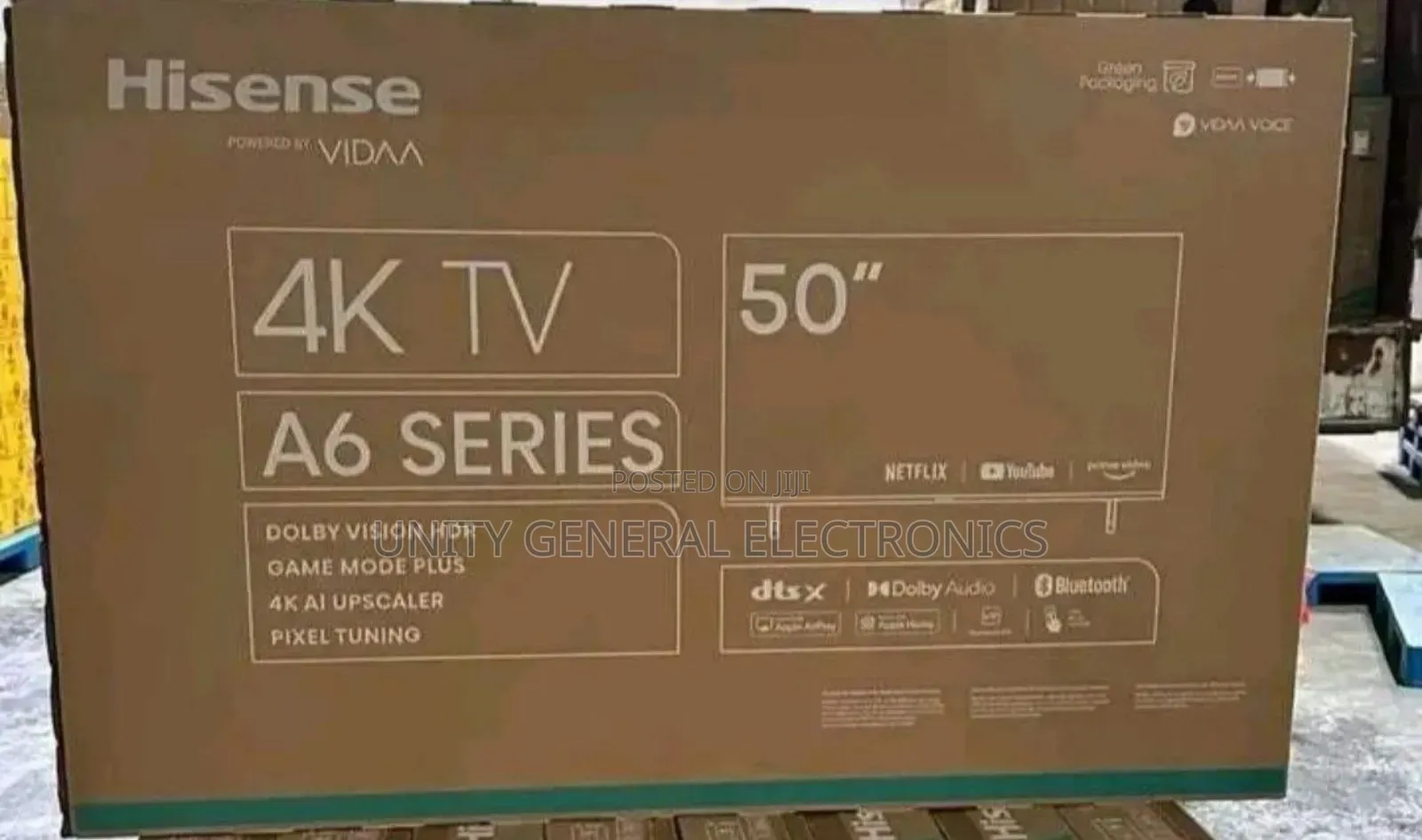 Hisense 50" A6series Uhd Smart Tv