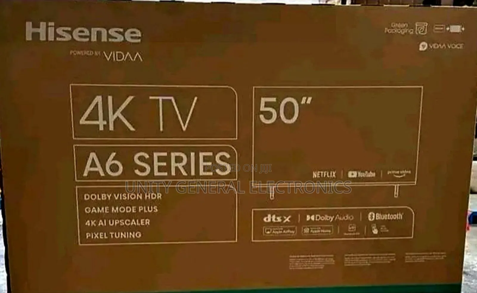 Hisense 50" A6series Uhd Smart Tv
