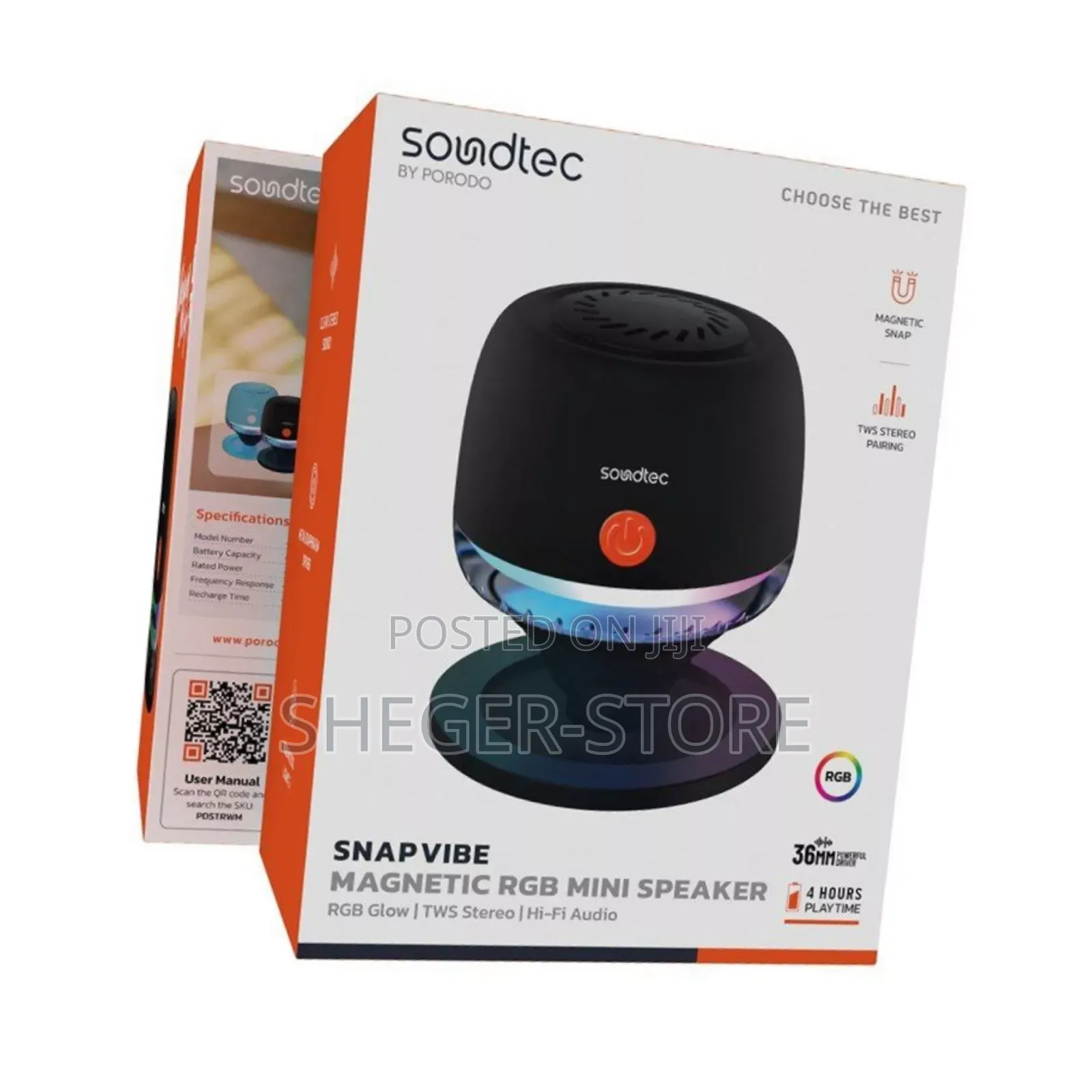 Orginal Porodo RGB Mini Speaker