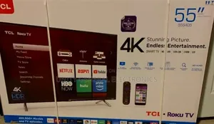 Tcl 55" Tv New 2025 5 Years Warranrty Free Delivery