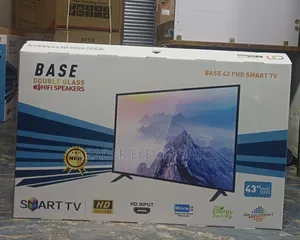 Base 43'' Smart Android Tv – Double Glass Strength, Smart Performance