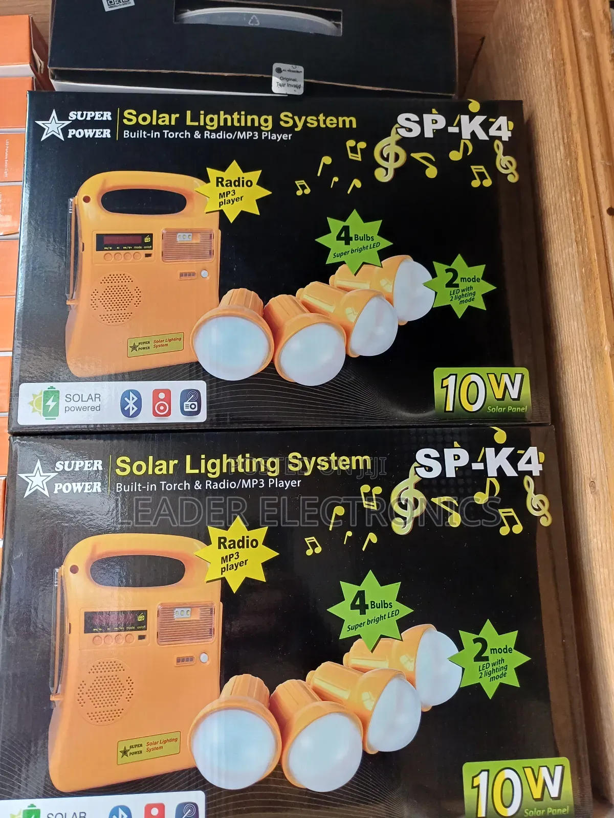 Super Power Solar Lighting System 4 Lamps 10watt
