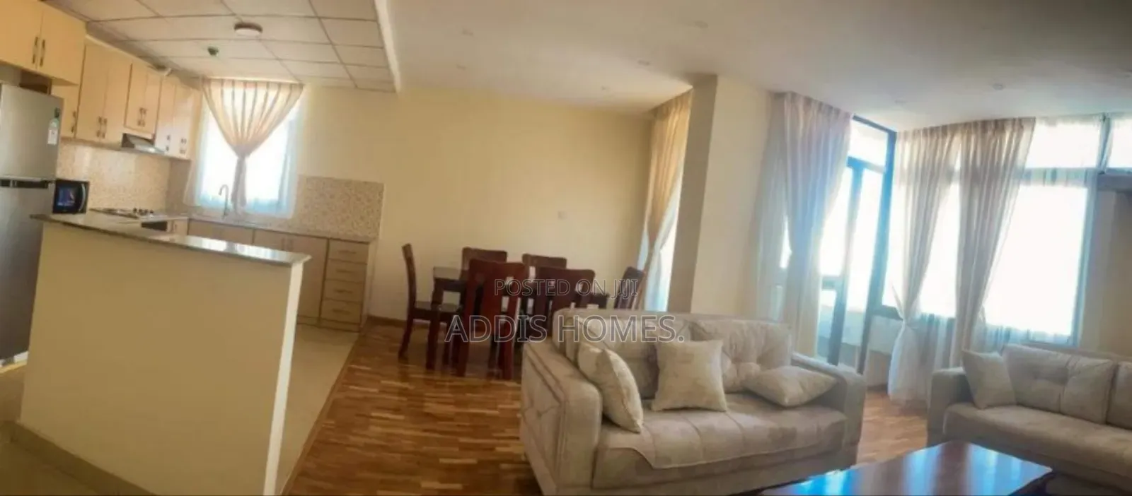 Furnished 3bdrm Apartment in Bole for rent