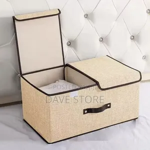 Dust Proof Foldable Storage Box With Lid