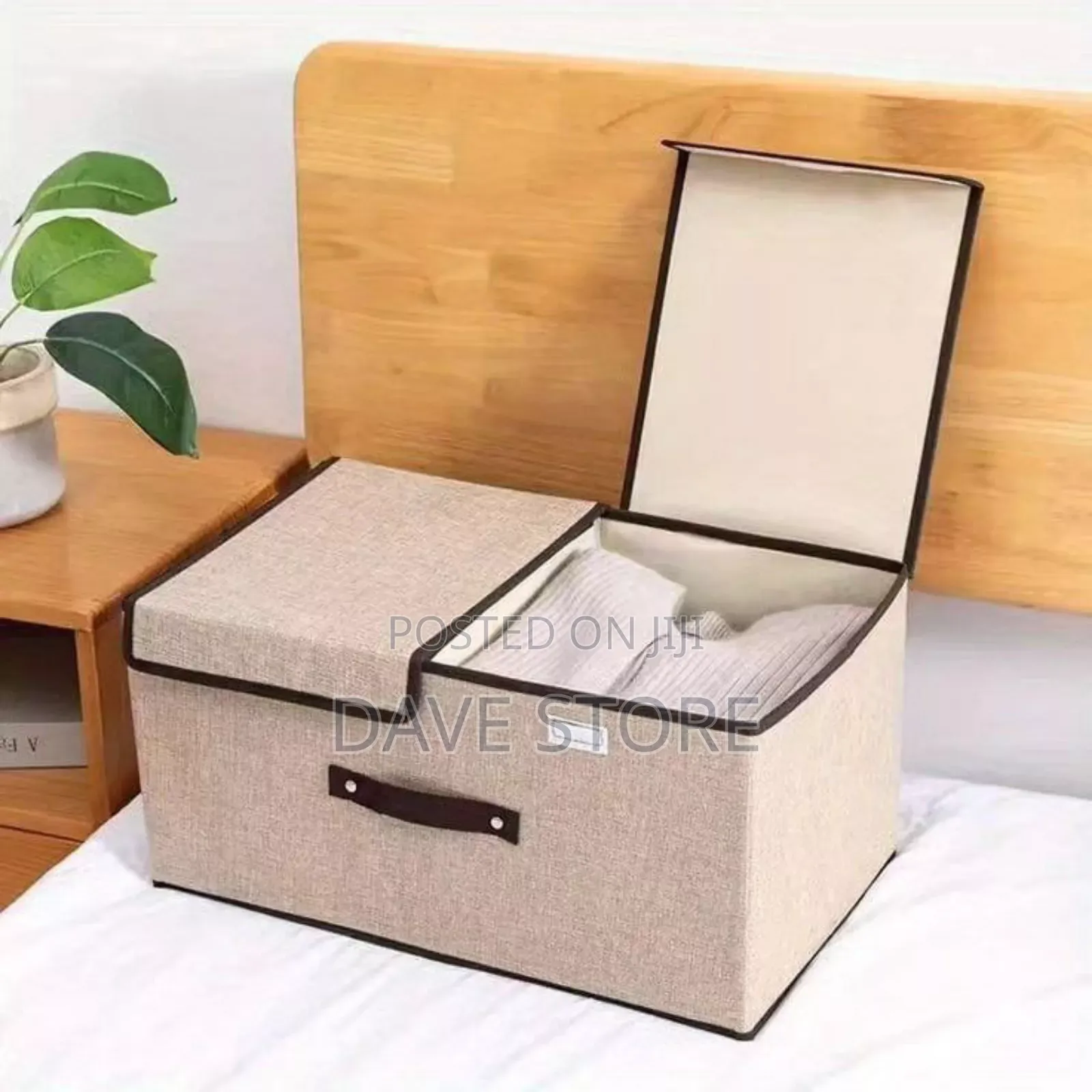 Dust Proof Foldable Storage Box With Lid