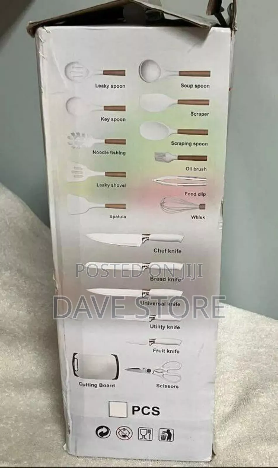 18 PCS Kitchen Utensil Knife Set