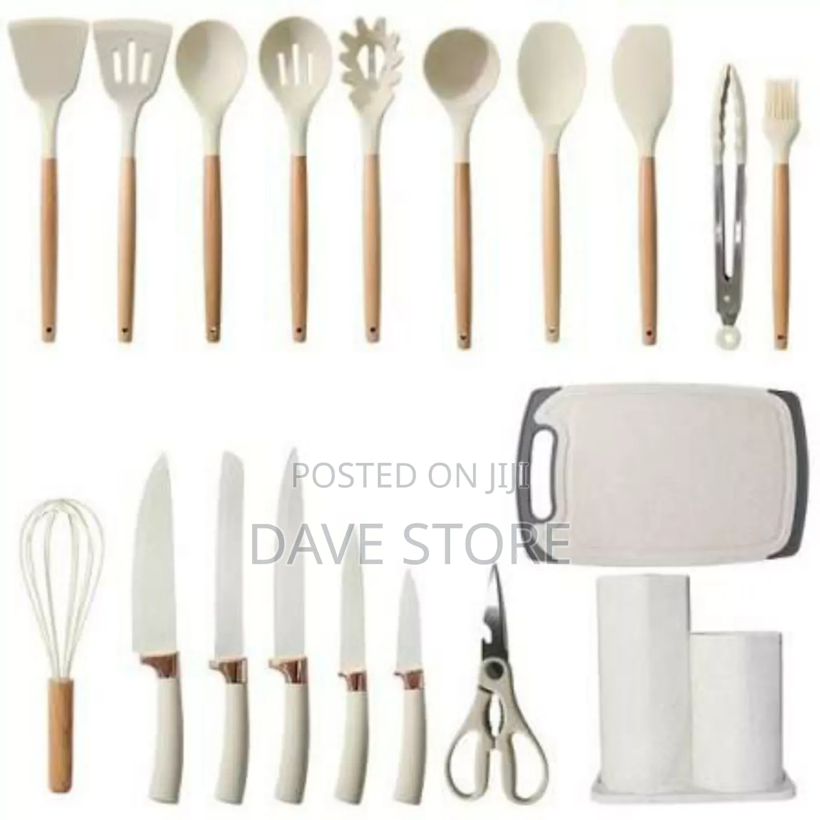 18 PCS Kitchen Utensil Knife Set