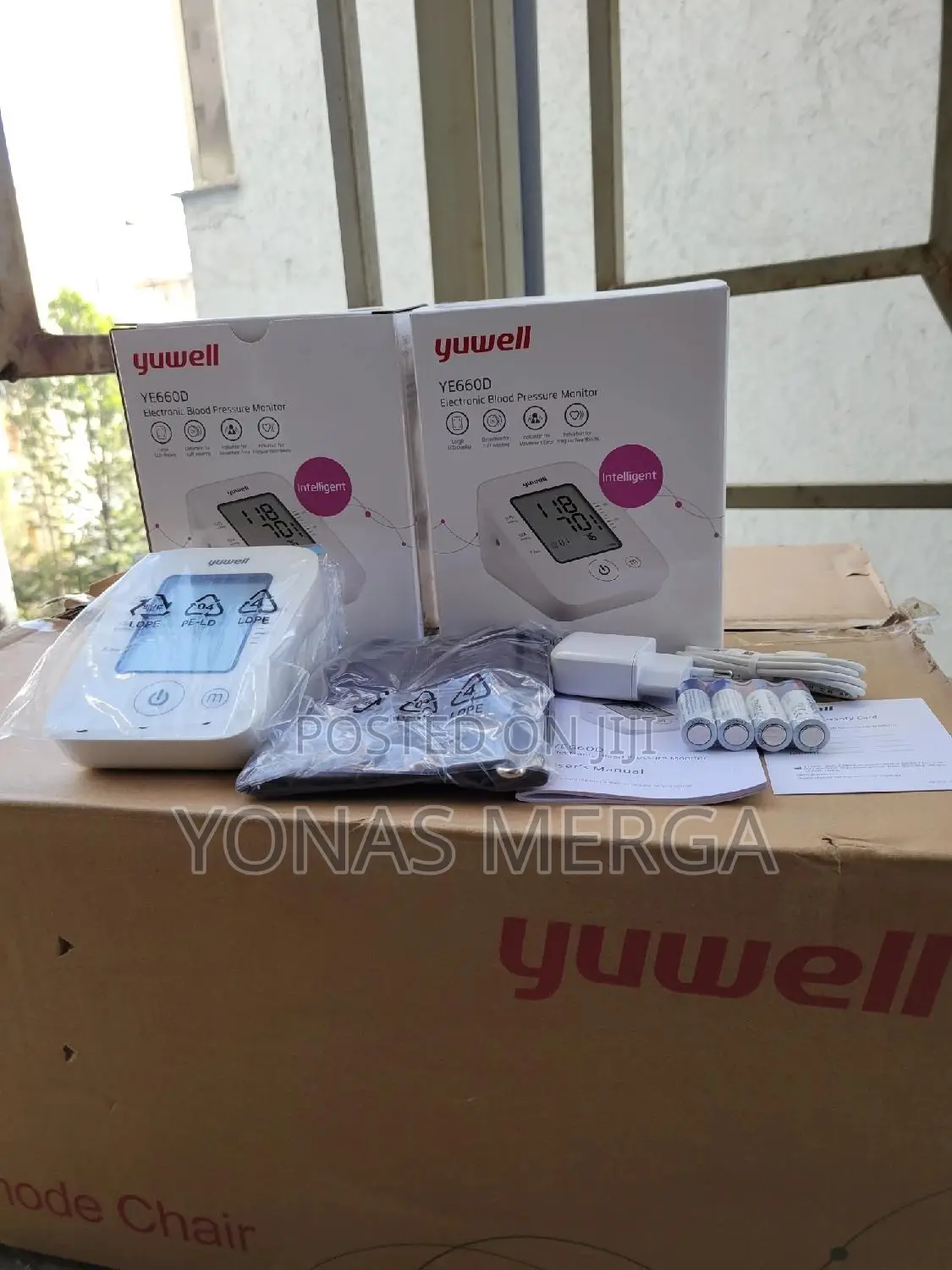 This Is a Yuwell Ye660d Automatic Electronic Blood Pressure Monitor.