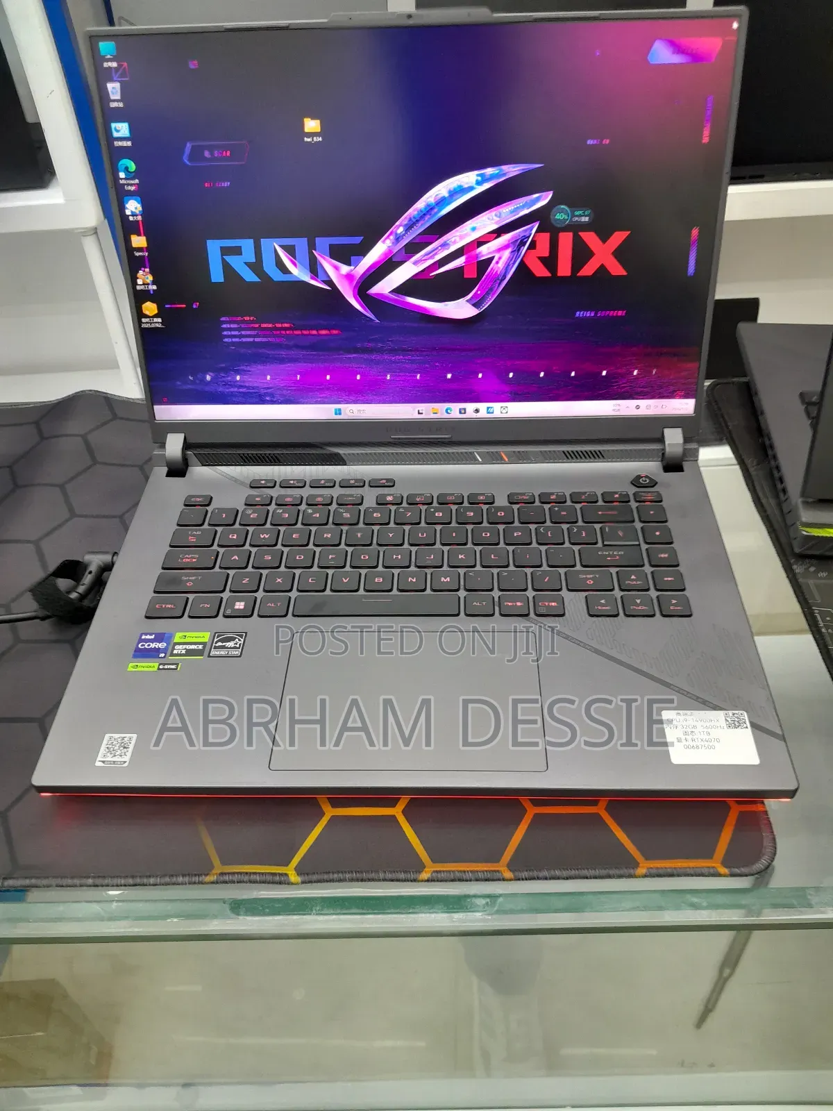 New Laptop Asus 16GB Intel Core I9 SSD 1T