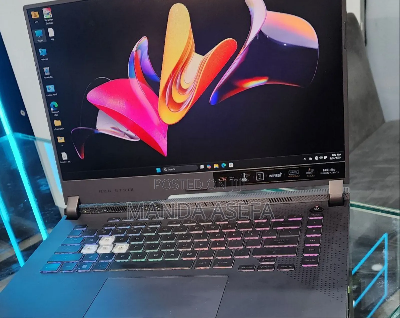 New Laptop Asus ROG Strix G16 G614 16GB AMD Ryzen 7 SSD 512GB