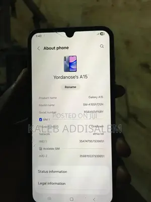 New Samsung Galaxy A15 128 GB Gray