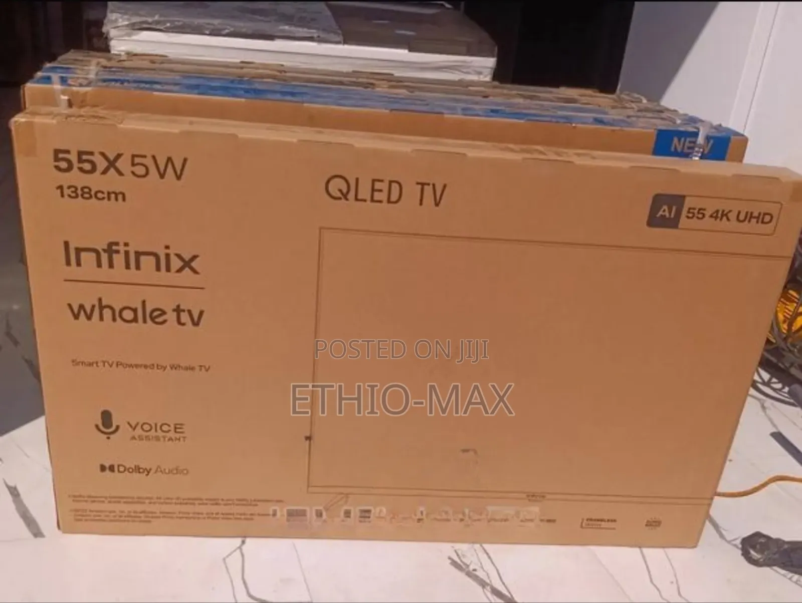 Infinix 55” Smart Qled Tv – Frameless | Original | New Arrival