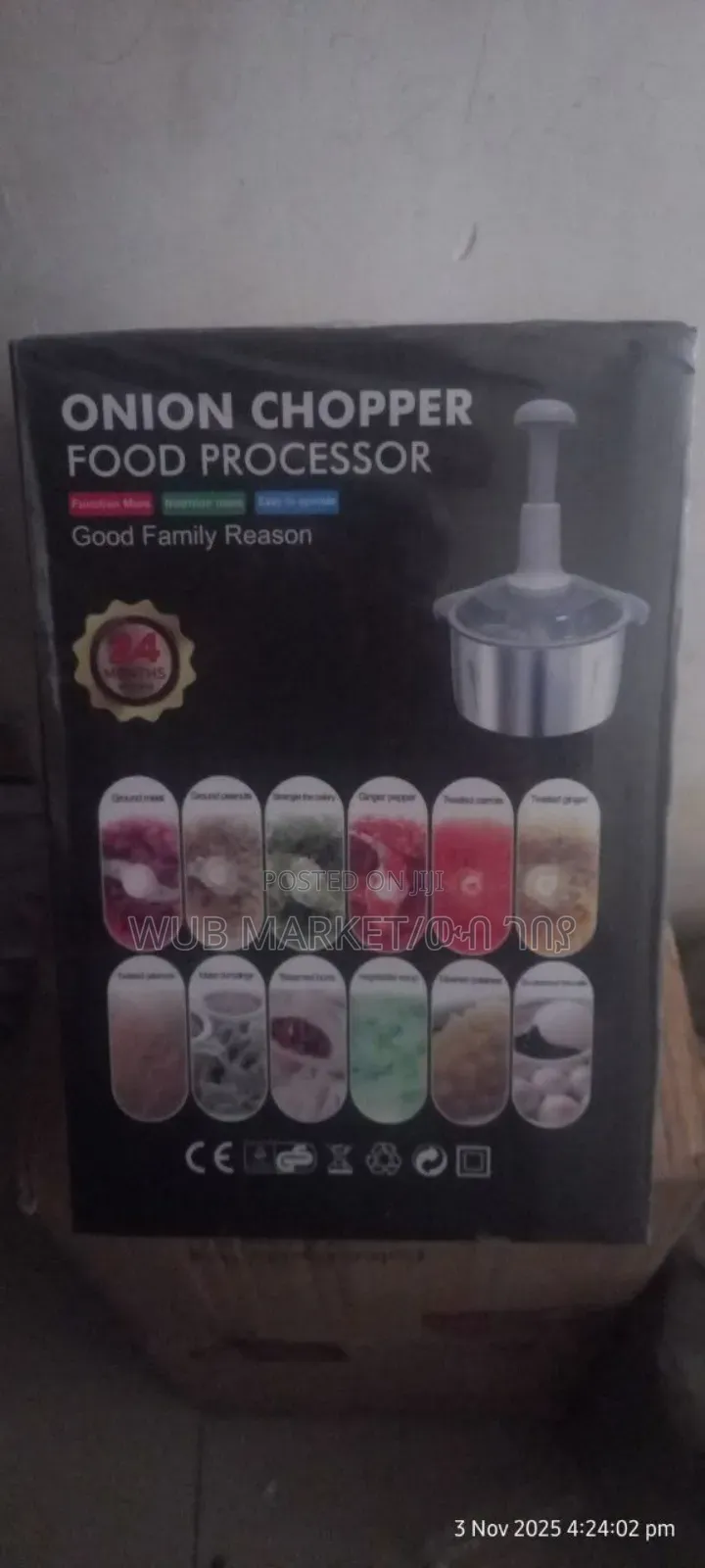 4l Onion and Meat Chopper