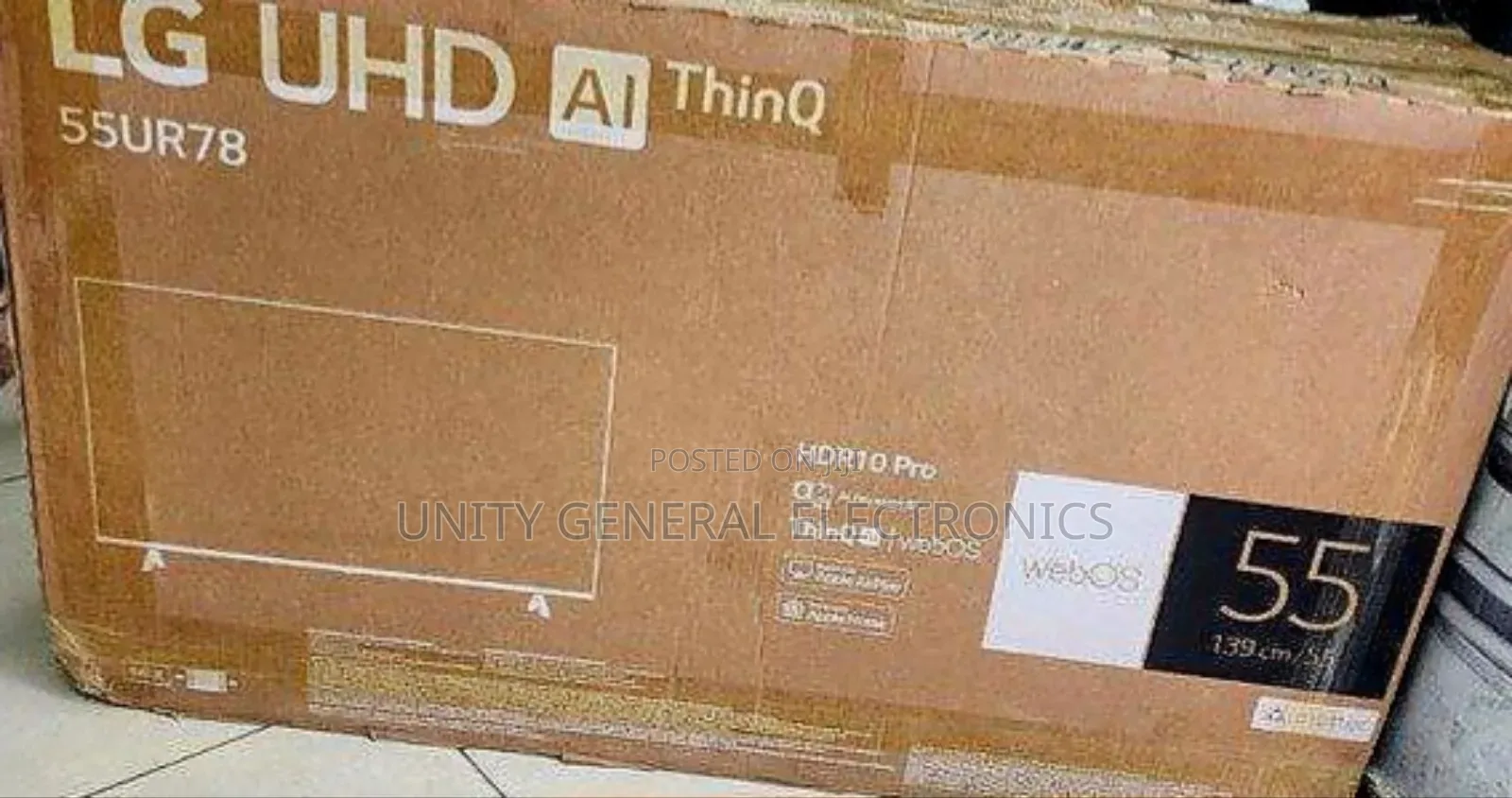 Lg 55" Android Smart Tv New