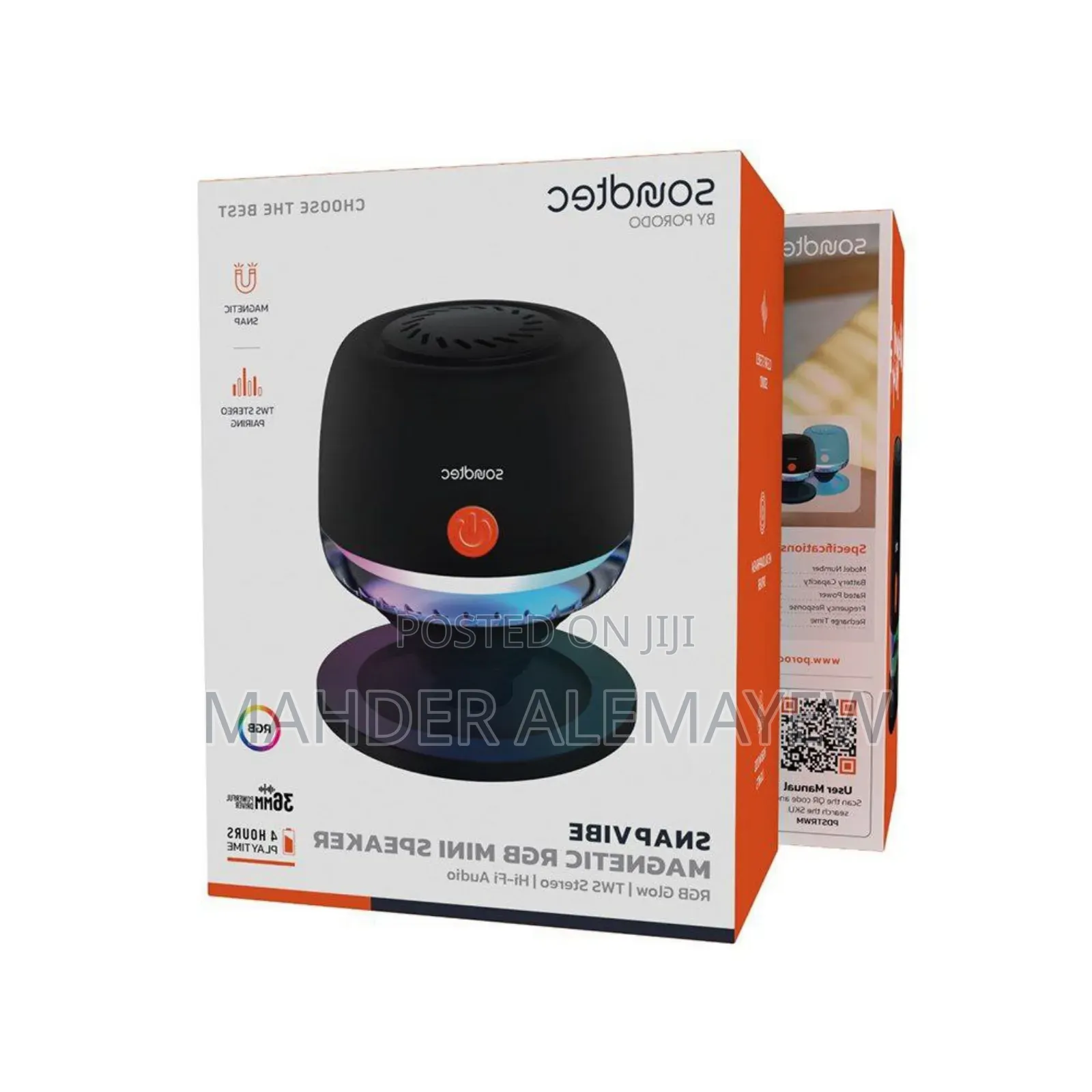 Magnetic RGB Mini Speaker