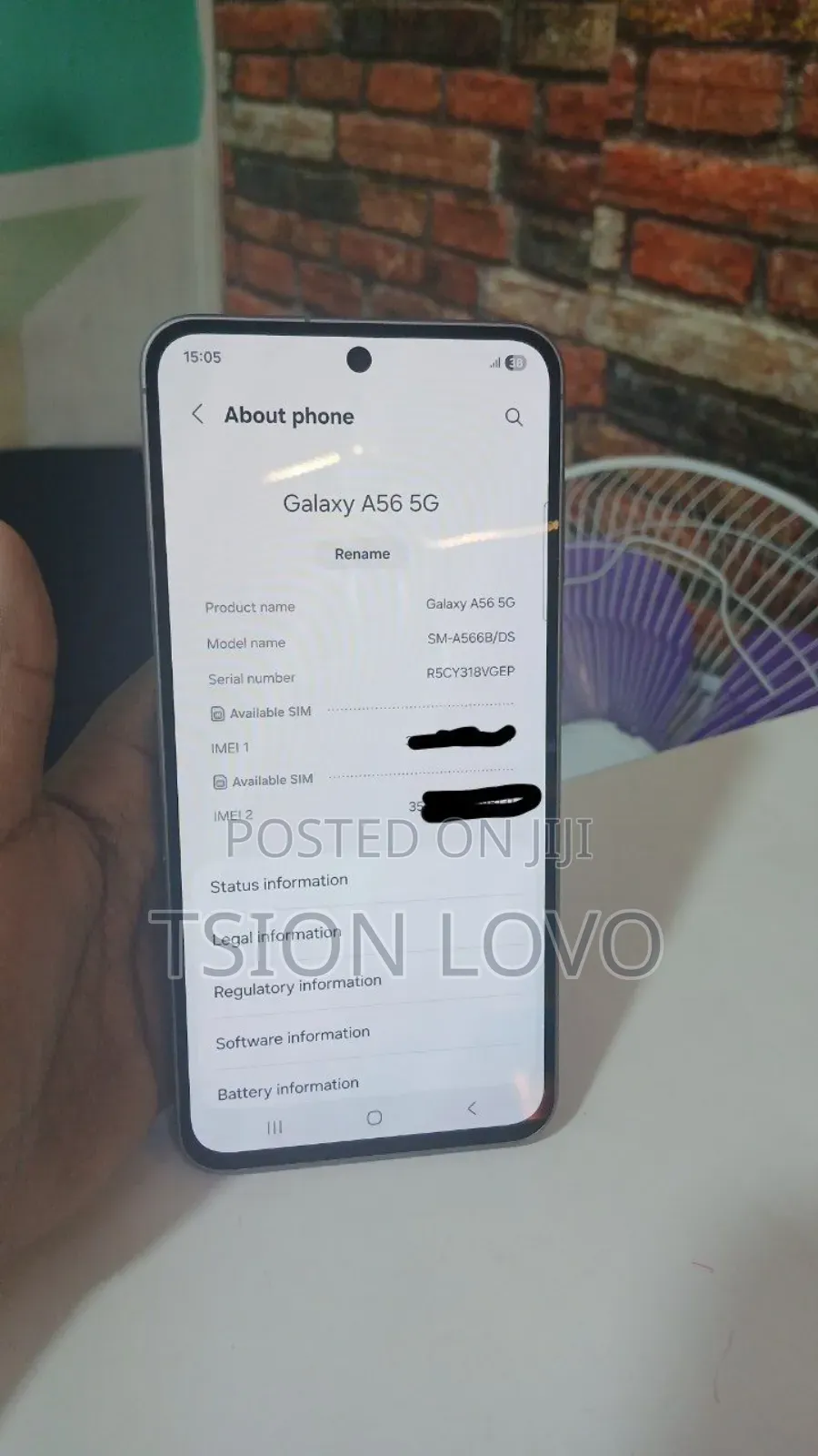 New Samsung Galaxy A56 256 GB Black