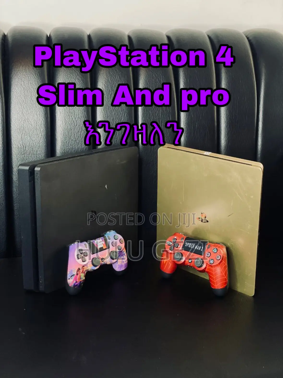 Golde Playstation Slim and Pro Enegzalnn