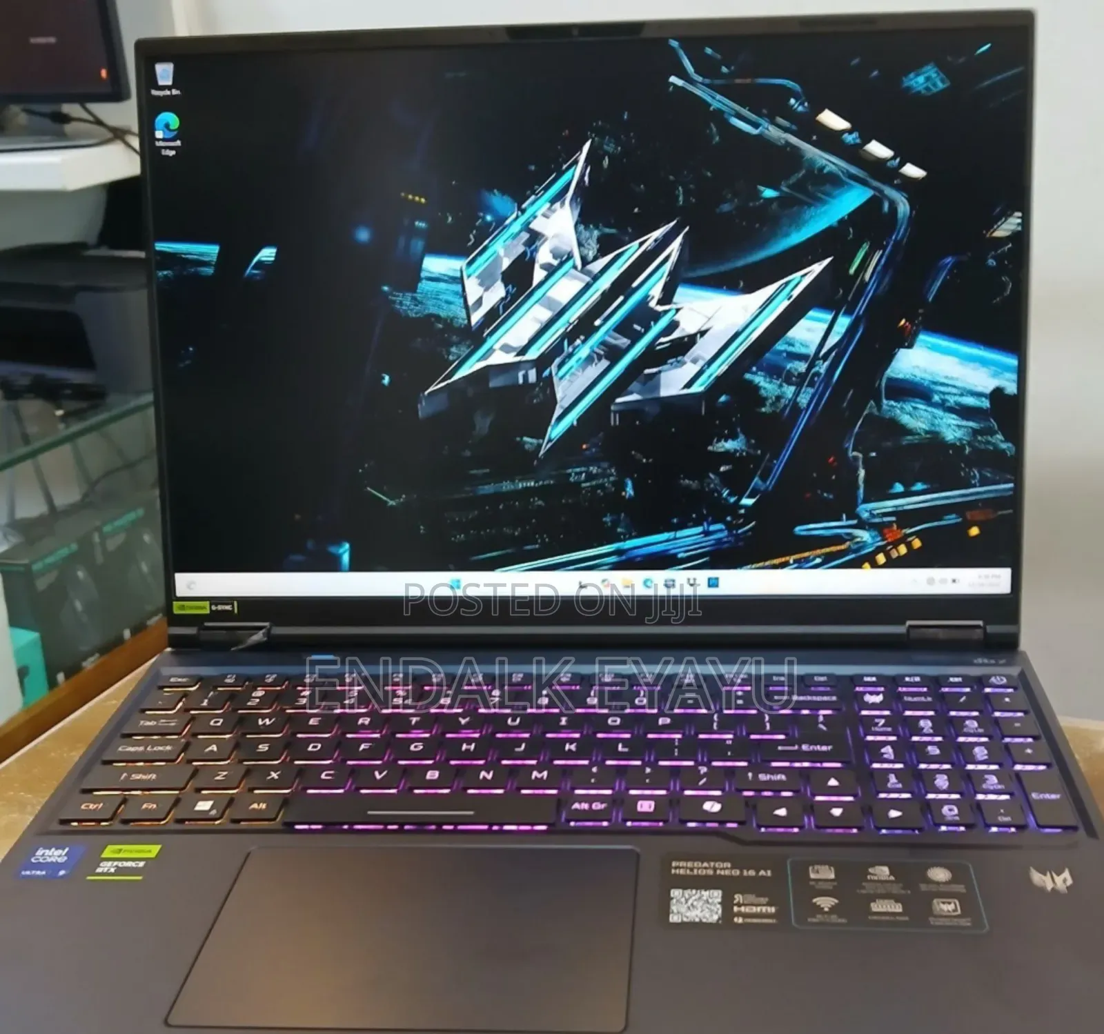 New Laptop Acer Predator Helios Neo 16 32GB Intel Core Ultra 9 SSD 1T