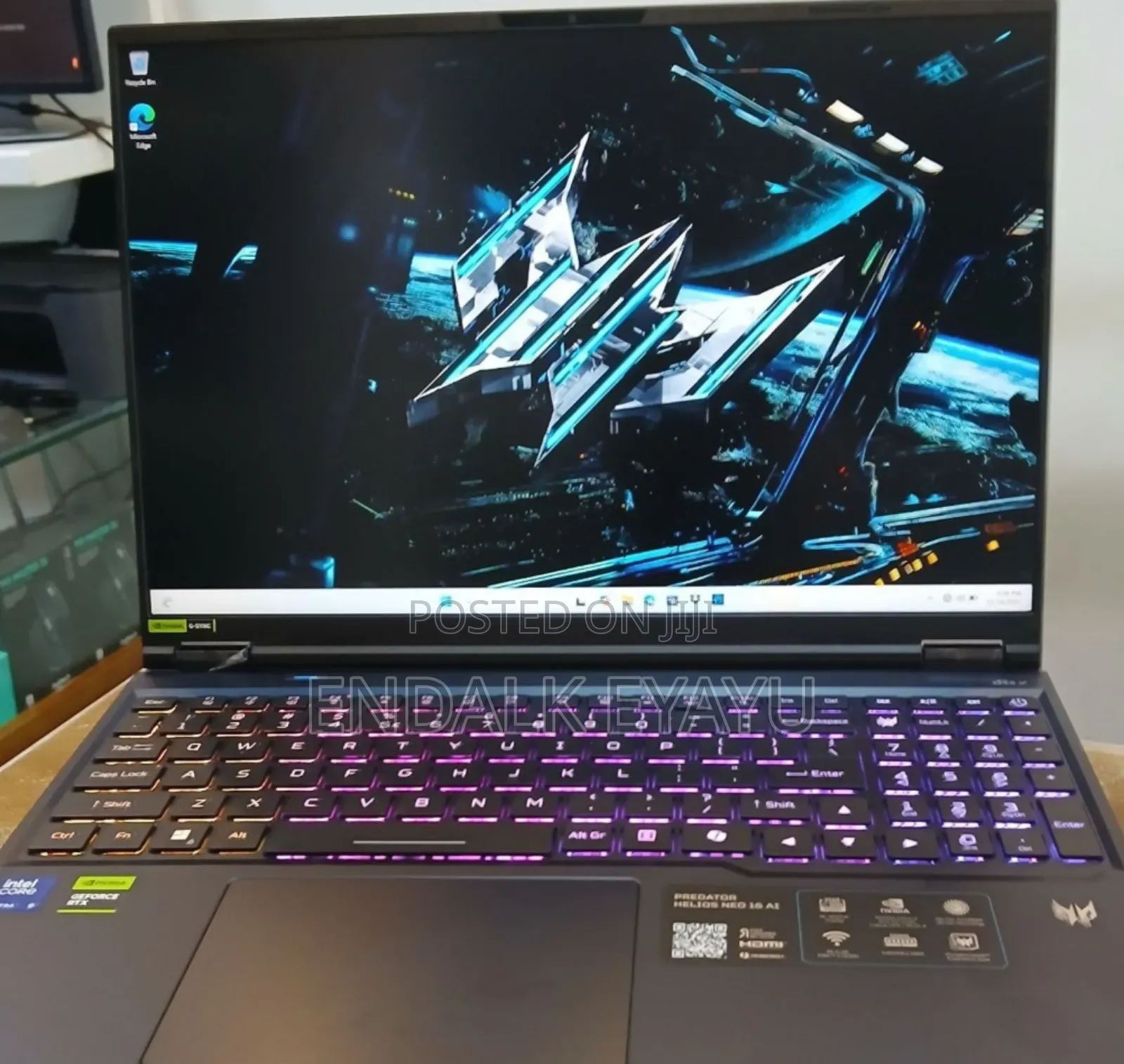 New Laptop Acer Predator Helios Neo 16 32GB Intel Core Ultra 9 SSD 1T