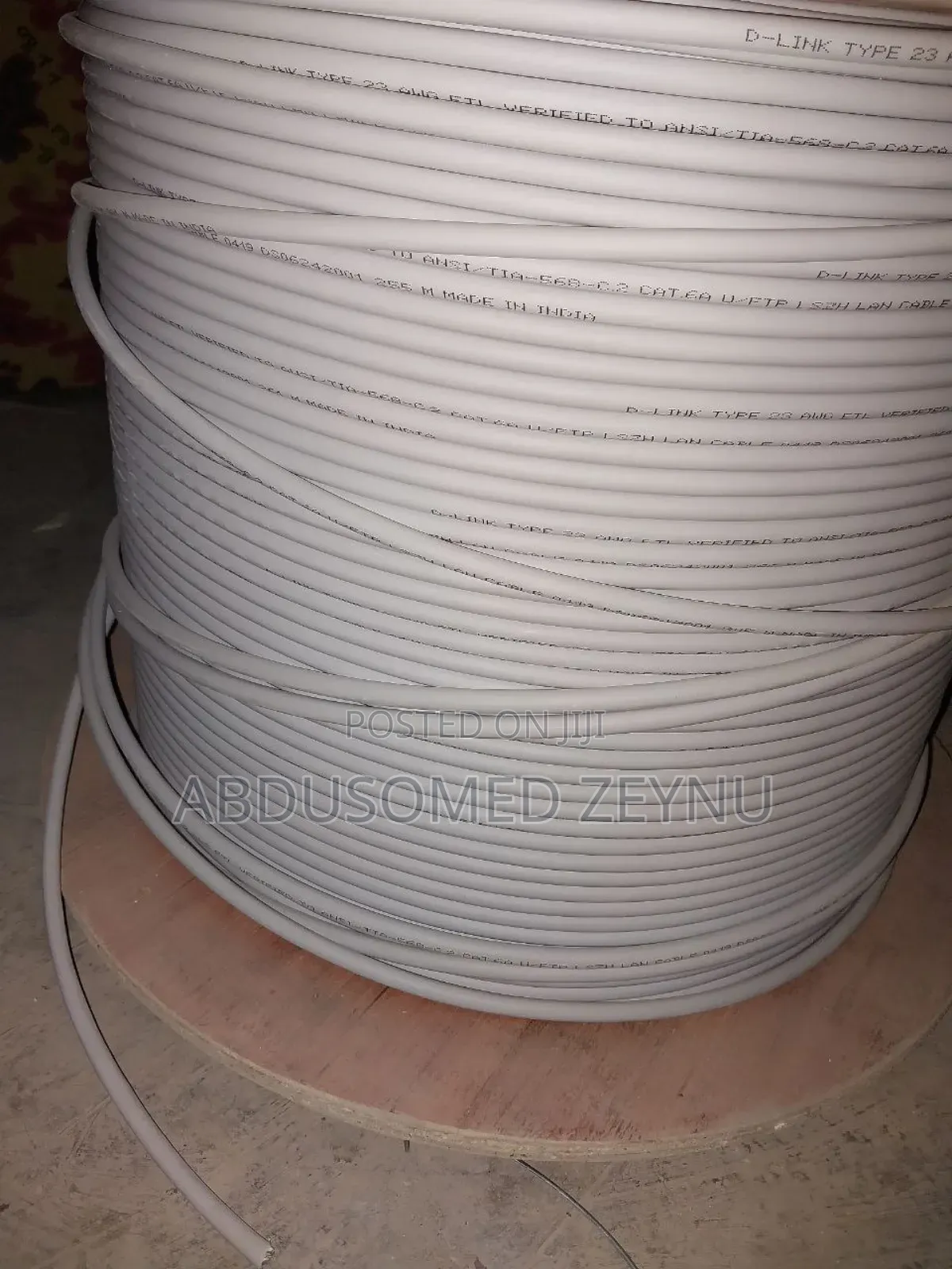 500m Reel of D-Link Cat 6a U/FTP Cable