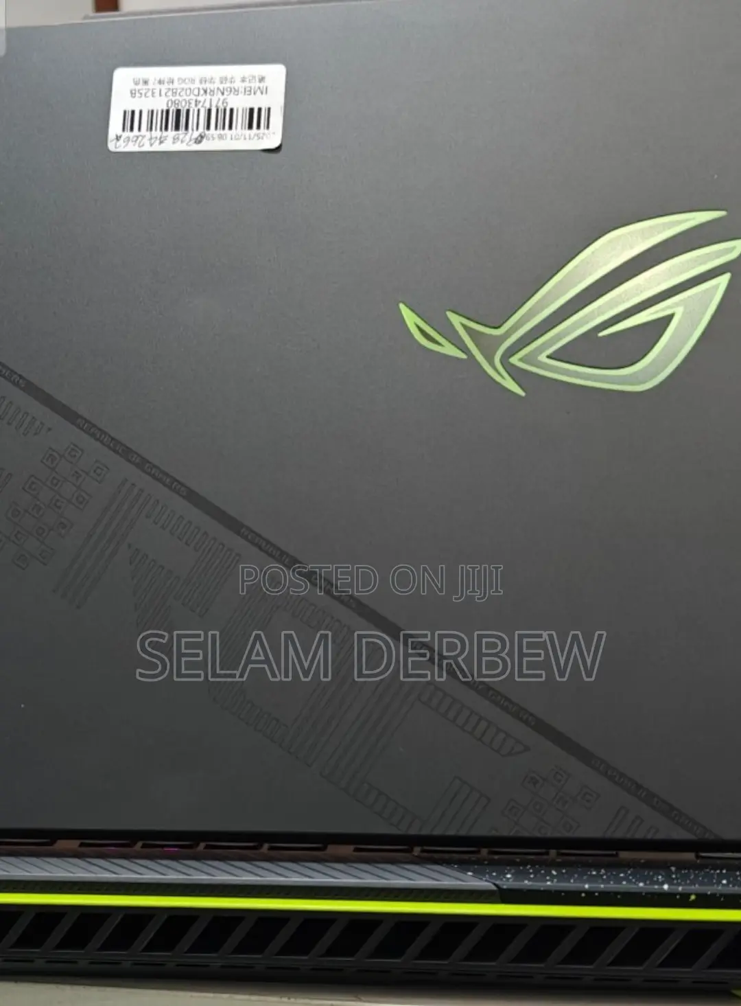 New Laptop Asus ROG Strix G15 16GB Intel Core I9 SSD 1T